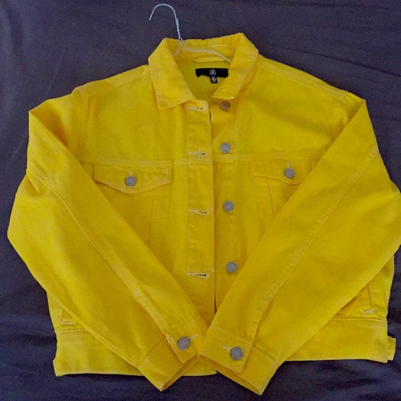 Yellow denim jacket - Picture 1 of 1